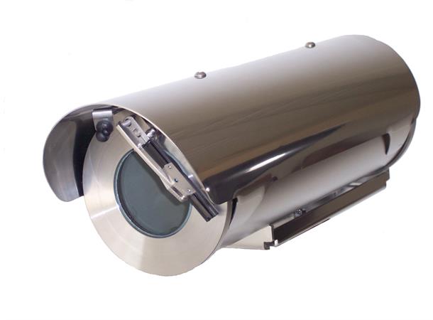 Tecnovideo 129SH/24 Stainless steel Sunshield+ heater 24VAC